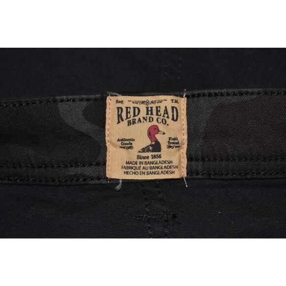 REDHEAD NEW $30 Fulton Flex Cotton Cargo Short Navy Men's 48 - Picture 3 of 4